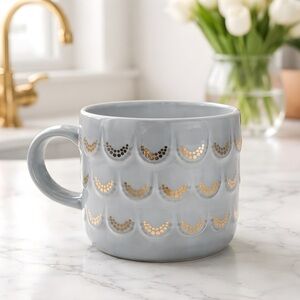 Starbucks 2016 Anniversary 3D Siren Mermaid Scales Mug